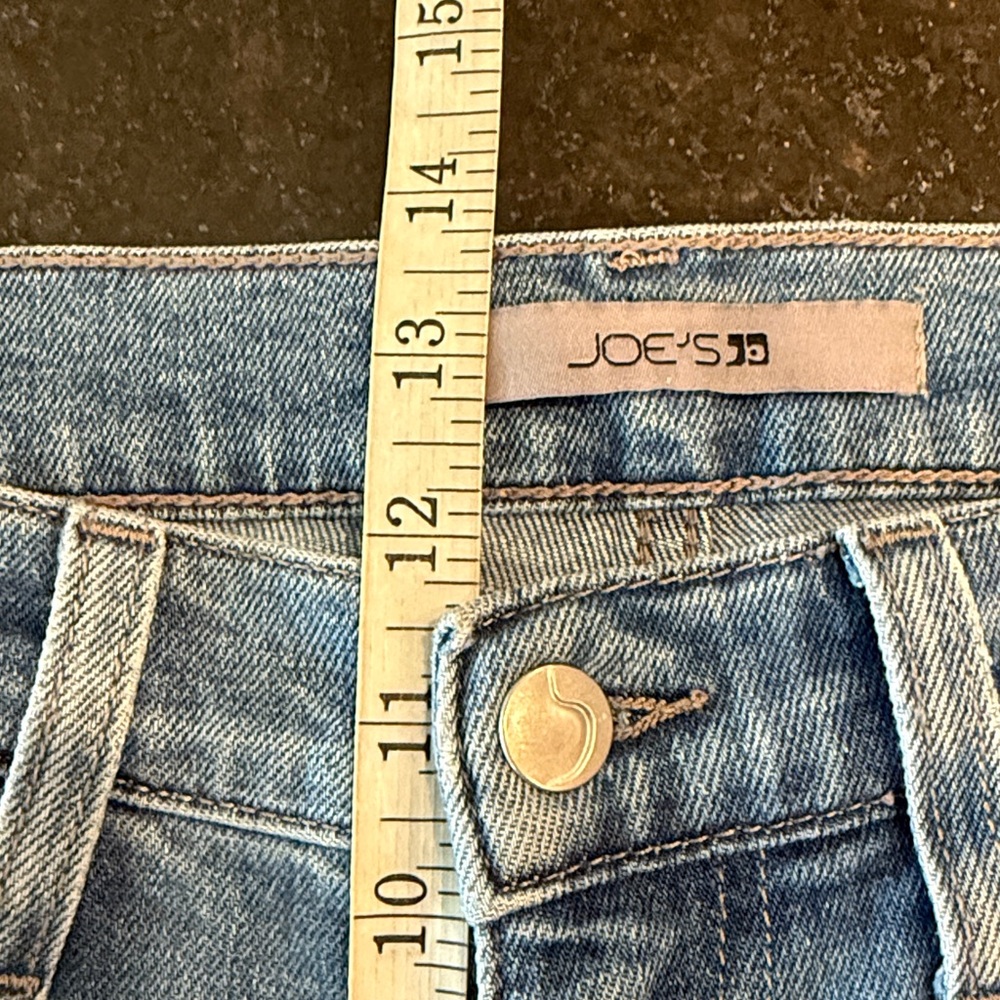 Joe’s Jeans High-Rise BTW Wide Leg Raw Hem Jeans Waist 28 - Picture 10 of 12